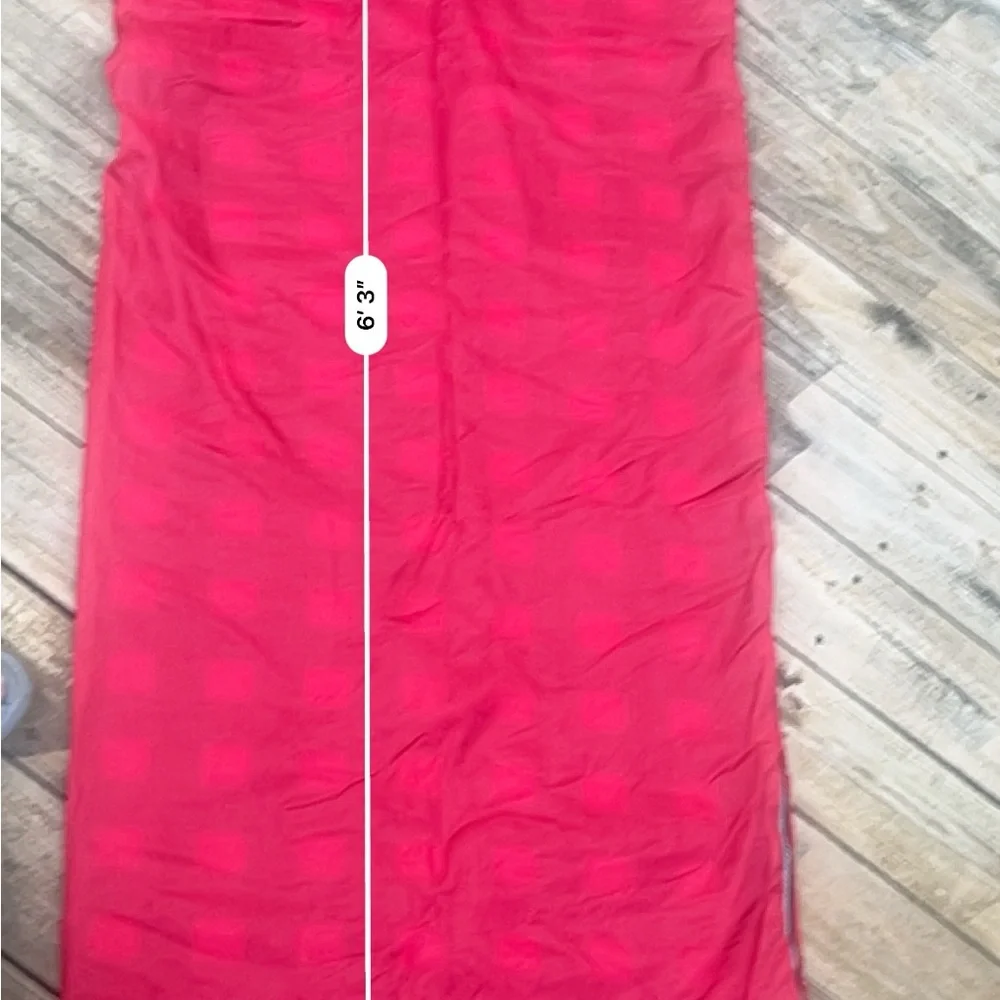 Vintage Marlboro Unlimited Sleeping Bag Camping Red Check Flannel Plaid Interior